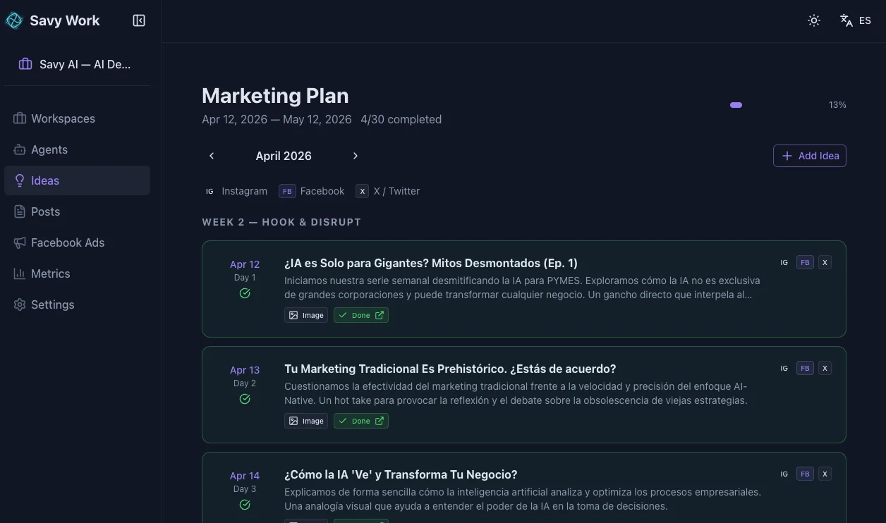 Savy Work app preview