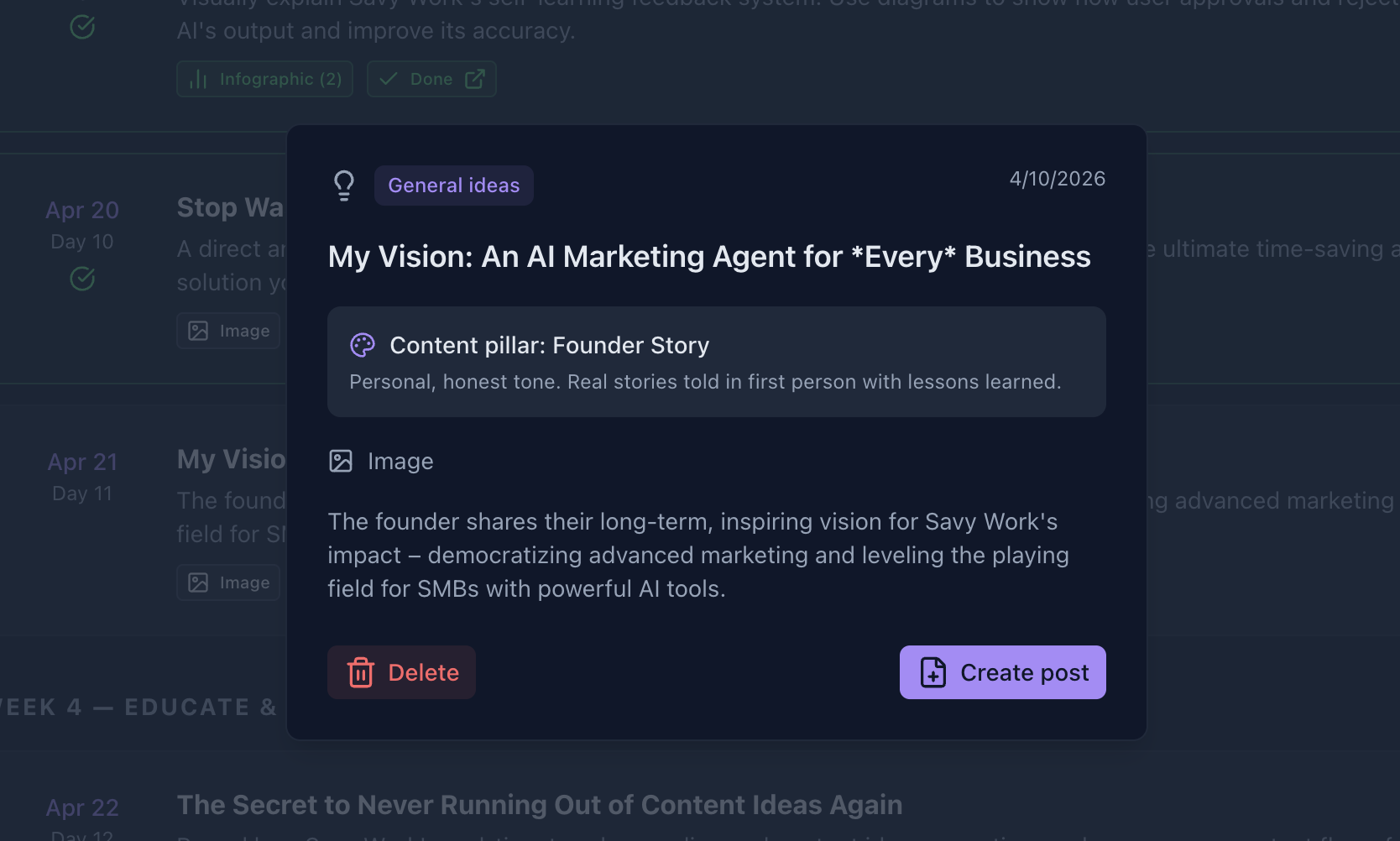Savy Work app preview