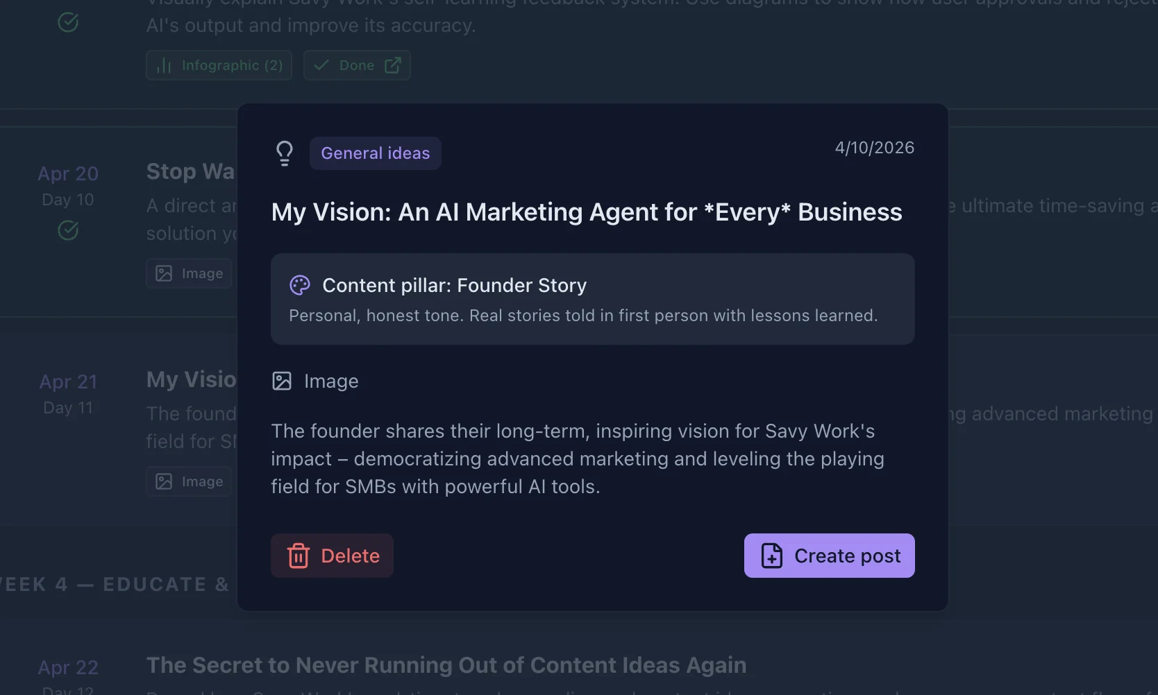 Savy Work app preview